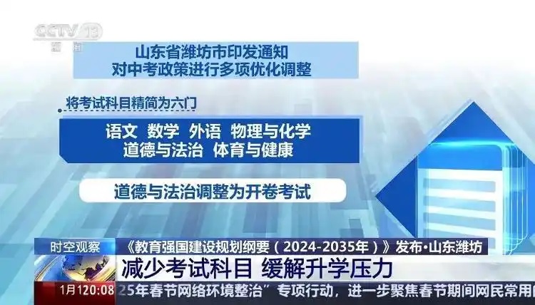 央視聚焦濰坊中考改革